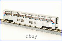 KATO N scale #106-3502 Amtrak Superliner Passenger Car Phase? , 4 Car Set B RARE