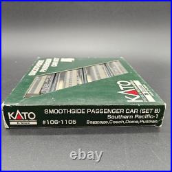 KATO Smooth Side Passenger Car (Set B) Southern Pacific-1 N Gauge 106-1105