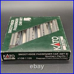 KATO Smooth Side Passenger Car (Set B) Southern Pacific-1 N Gauge 106-1105