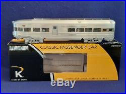 K Line 6-21594 4 Car NYC Empire State Passenger Express 15 Aluminum Set O gauge