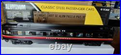 K-Line ATSF Santa Fe Black Bonnet Midnight Chief K-4630 4 Car 18' Passenger Set K-Line ATSF Santa Fe Black Bonnet Midnight Chief K-4630 4 Car 18' Passenger Set