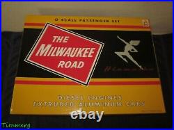 K-Line K-1121 Milwaukee Road Hiawatha Diesel Passenger Set ABA & 6 Cars