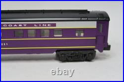 K-Line K-4504A Atlantic Coast Line 4-Car Passenger Set O Gauge LNIB A30