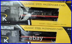 K-Line K-4630 Santa Fe Black Bonnet Midnight Chief 18 2 Car Passenger Set NIB K-Line K-4630 Santa Fe Black Bonnet Midnight Chief 18 2 Car Passenger Set NIB