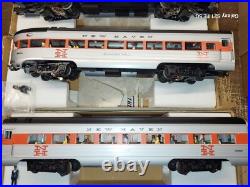 K Line New Haven RR Classic Steel 5 Car Aluminum Passenger Car Set O Ga