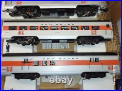 K Line New Haven RR Classic Steel 5 Car Aluminum Passenger Car Set O Ga