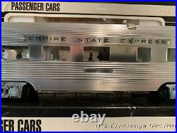 K-Line New York Central Empire State 3-Car Aluminum Passenger Car Set NIB
