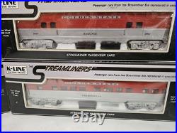 K Line O/O27 8-Car KCC Golden State Lighted 13.5 Passenger Set LN with Boxes K Line O/O27 8-Car KCC Golden State Lighted 13.5 Passenger Set LN with Boxes