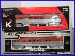 K Line O/O27 8-Car KCC Golden State Lighted 13.5 Passenger Set LN with Boxes K Line O/O27 8-Car KCC Golden State Lighted 13.5 Passenger Set LN with Boxes