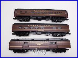 K-Line O Scale Train Pennsylvania Railroad Heavy Weight Passenger Car Set of 6