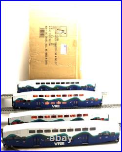 K-line, 21, 4 Cars, K-4636K, VRE Illuminated Passenger 4-Car Set, C-9, NIB