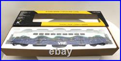K-line, 21, 4 Cars, K-4636K, VRE Illuminated Passenger 4-Car Set, C-9, NIB