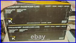 K-line. Long Island. Streamliner Coaches. 2-car Passenger Set. Lot Of 2