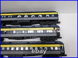 K-line O Scale Chesapeake & Ohio Heavyweight 6-Car Passenger Set with Boxes