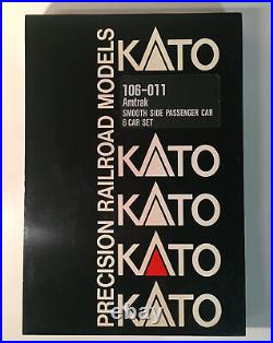 Kato 106-011 Amtrak Smooth Side Passenger Car 6 Car Set