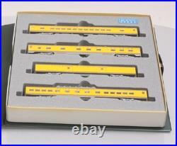 Kato 106-024 N Scale Union Pacific Smooth-Side 4-Car Passenger Set LN/Box