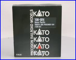 Kato 106-024 N Scale Union Pacific Smooth-Side 4-Car Passenger Set LN/Box