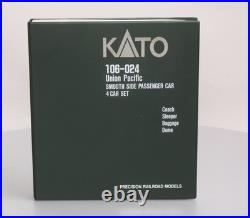 Kato 106-024 N Scale Union Pacific Smooth-Side 4-Car Passenger Set LN/Box