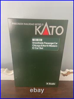 Kato 106-093 Smoothside Passenger 6-Car Set Chicago & Northwestern N NIB NOS