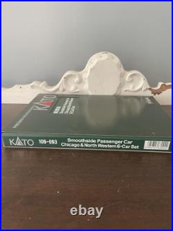 Kato 106-093 Smoothside Passenger 6-Car Set Chicago & Northwestern N NIB NOS