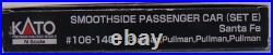 Kato 106-1401 Santa Fe Smooth Side Passenger Car Set E