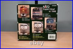 Kato 106-3501 Amtrack Superliner Passenger Car Phase III 4 Car Set A