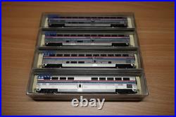 Kato 106-3501 Amtrack Superliner Passenger Car Phase III 4 Car Set A