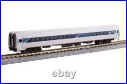 Kato 106-8021 N Amfleet I 4 Car Bookcase Set Phase VII Amtrak passenger cars