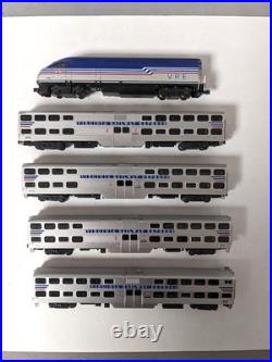 Kato #106-8705 Virginia Railway Express Diesel 4 Car Passenger Set N Scale C-8