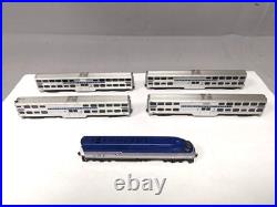 Kato #106-8705 Virginia Railway Express Diesel 4 Car Passenger Set N Scale C-8