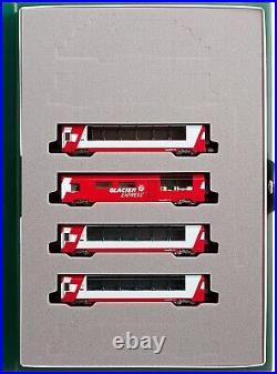 Kato 10-1146 Glacier Express 4 Car Passenger Add-On set N scale trains Japan