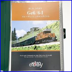 Kato 10-1987 Ge 6/6-I Rhaetian Crocodile with Green Passenger Cars 5-Car set
