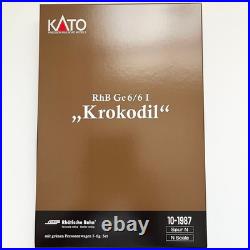 Kato 10-1987 Ge 6/6-I Rhaetian Crocodile with Green Passenger Cars 5-Car set