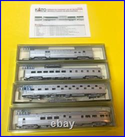 Kato N 106-1502 Corrugated Passenger Car Set A Atchison Topeka Santa Fe 4 Pack