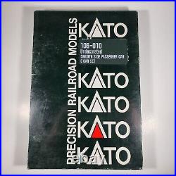 Kato N Scale 106-010 Passenger 6-Car Set With Santa Fe Stickers C-8