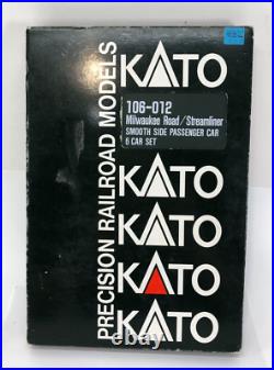 Kato N Scale 106-012 Milwaukee Road Streamliner 6-Car Passenger Set Train