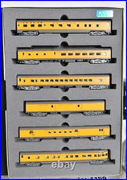 Kato N Scale 106-014 Union Pacific Smooth Side Passenger Car 6 Car Set 605705