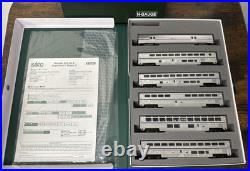 Kato N Scale #10-1789 Amtrak Superliner I Phase VI 6 Car Passenger Set 1160 NIB