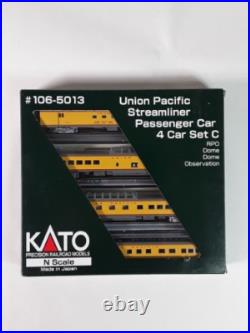 Kato N Scale Union Pacific Streamliner Passenger Car 4 Car (Set C) 106-5013