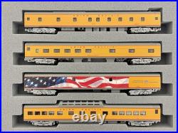 Kato N Union Pacific Excursion Train 7 Car Passenger Set with Lights 106-086-1 New Kato N Union Pacific Excursion Train 7 Car Passenger Set with Lights 106-086-1 New