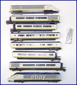 Kato N scale Eurostar TGV Electric 8 car standard passenger set 10-1295