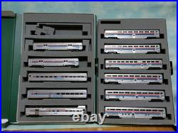 Kato Usa Amtrak El Capitan 11-Car Passenger Car Set, Tail Mark On, Maintenance A