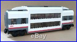 LEGO Train Carriage CUSTOM Club Car Double Deck Passenger Sleeper For Set 60051