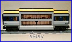 LEGO Train Carriage CUSTOM Club Car Double Deck Passenger Sleeper For Set 60197