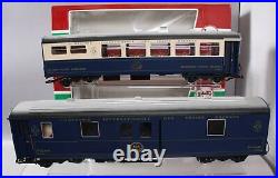 LGB 39680 Orient Express Passenger 2-Car Set Metal Wheels EX/Box