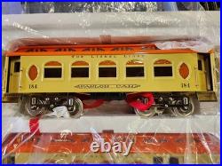 LIONEL CLASSIC 6-13412 STAND GAUGE PASSENGER SET. ORANGE AND CREAM 3 Car Set