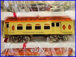 LIONEL CLASSIC 6-13412 STAND GAUGE PASSENGER SET. ORANGE AND CREAM 3 Car Set