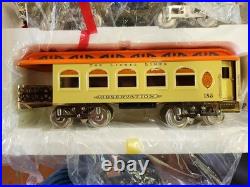 LIONEL CLASSIC 6-13412 STAND GAUGE PASSENGER SET. ORANGE AND CREAM 3 Car Set