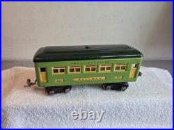 LIONEL Set of Three Passenger Cars +++ Two No. 607 & One 608 Two Tone Green +