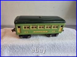 LIONEL Set of Three Passenger Cars +++ Two No. 607 & One 608 Two Tone Green +